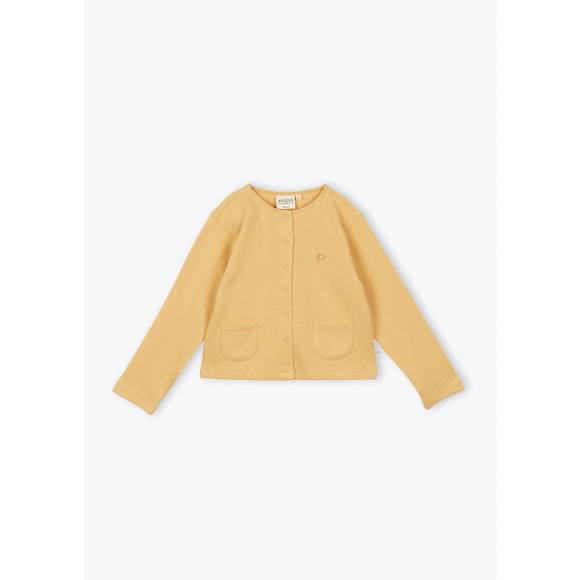 NEW ARS√àNE ET LES PIPELETTES girl's fleece cardigan in yellow